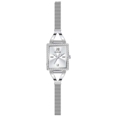 

Guess Watch GW0400L1 Women s 22mm White Analog Stainless Steel Watch