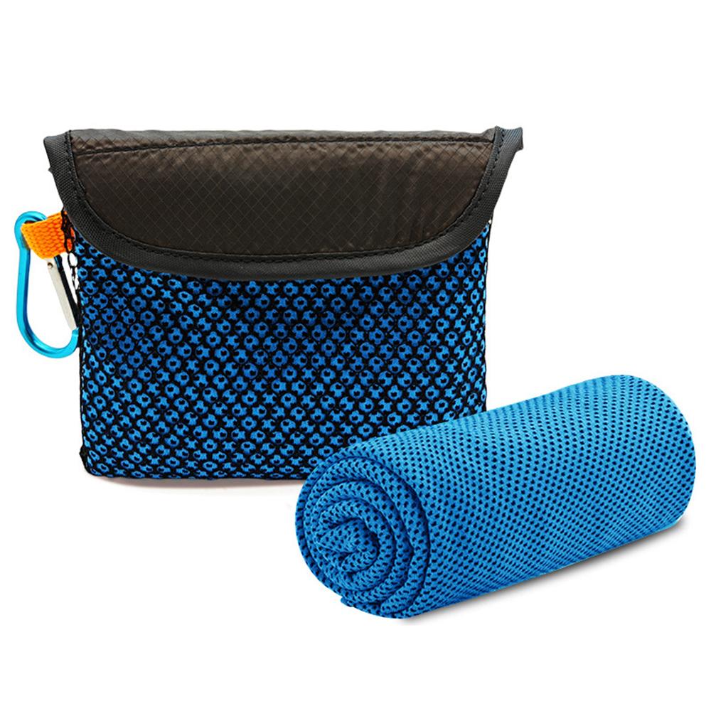 

WDLGMJ-18 30X80cm Outdoor Sport & Workout Cooling Towel Breathable Quick Dry Towel for Marathon Running Hiking Fitness Yoga Sky Blue