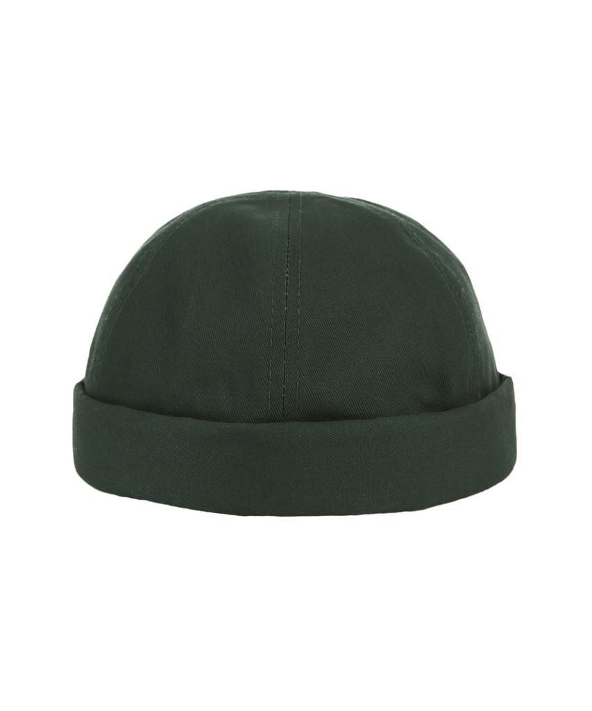 Bajal Twill Metal Buckle Watch Cap Green