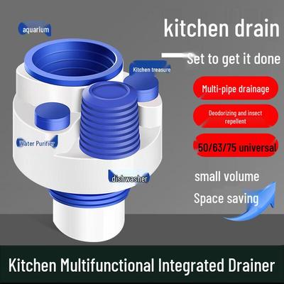 Universal Kitchen Sink Drain Adapter & Anti-Odor Connector