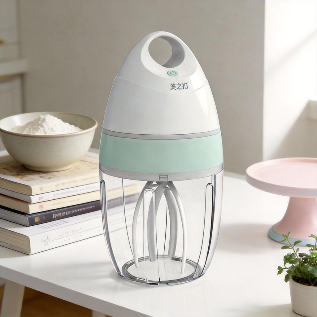 Elektrischer Schaumschläger für Zuhause und Küche mit automatischem Schneebesen für Backen und Dessertzubereitung
