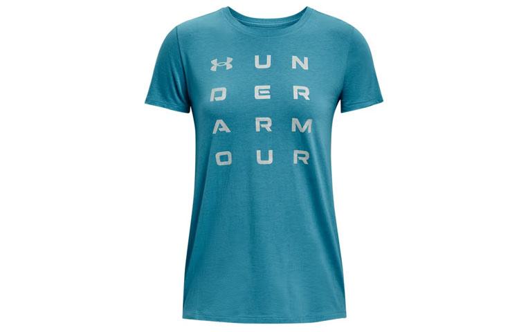 Under Armour T Shirt Women s Sky Blue 1362397-450 XL
