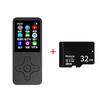 Bluetooth MP3 Player with 16GB TF Card Mini MP3 Music Player Support FM Radio Built-in Speaker E-Book Walkman for Headsets