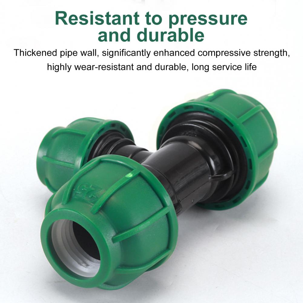Quick In-Line Tap Connector Garden Hose Connector with Corrosion Resistant 3-way Pipe Fittings Universal Leakproof for Outdoor