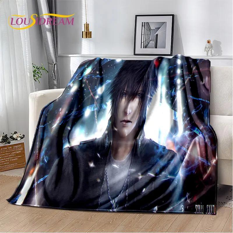 Final Fantasy Series Games Gamer Weiche Plüschdecke, Flanelldecke, Überwurfdecke für Wohnzimmer, Schlafzimmer, Bett, Sofa, Picknick-Abdeckung