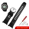 Cinturino per Orologio in Silicone Resina per Casio PROTREK 3206 3135 PRW-1500 PRG-130Y PRW-1500Y Cinturino 26*18mm Uomo Braccialetto Cinturino in Gomma