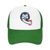 Funny Cat B-Bobcat Drinking Red Cup Hiking Mesh Baseball Caps Women  Unisex Male Beach Sunscreen Hats Peaked Cap