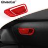 2pcs Red Co-pilot Storage Box Handle Cover Trim For Ford Bronco Sport -2025