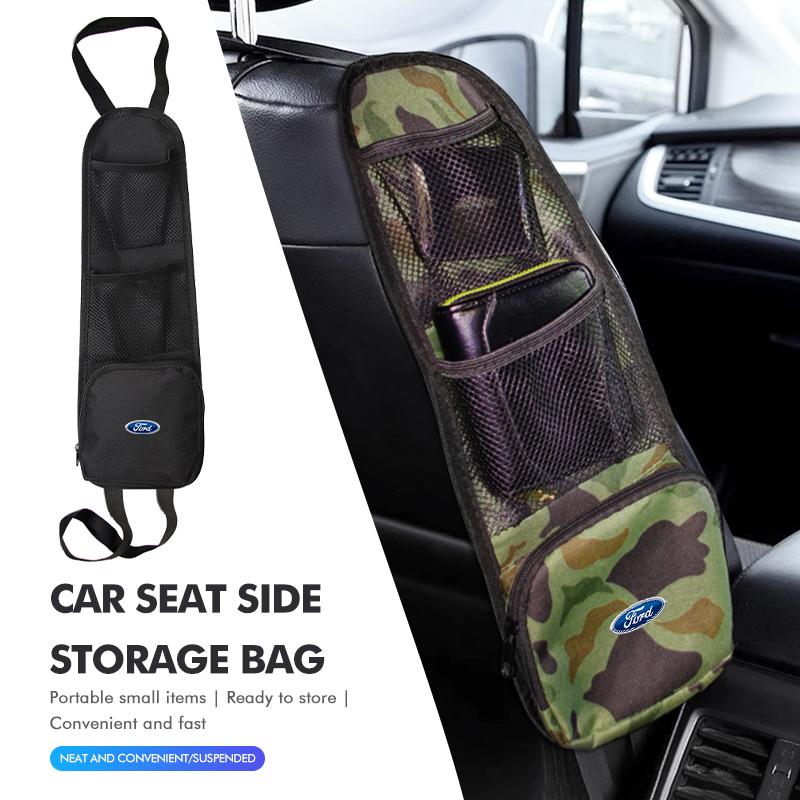AAAMK1 For Ford Car Seat Gap Filler Bag Oxford Fabric Multi Compartment Organizer Focus mk2 mk3 mk4 Fiesta Ranger Mondeo S-MAX Kuga