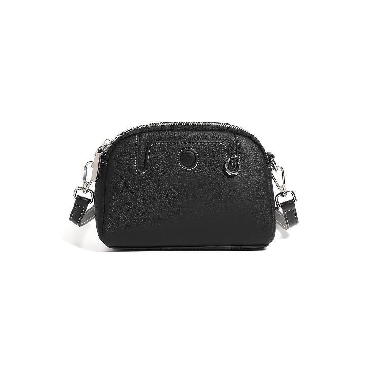 Elegant Top-layer Cowhide Women's Bag, Fashionable Coin Purse, 2025 New Model, Single Shoulder Crossbody Bag