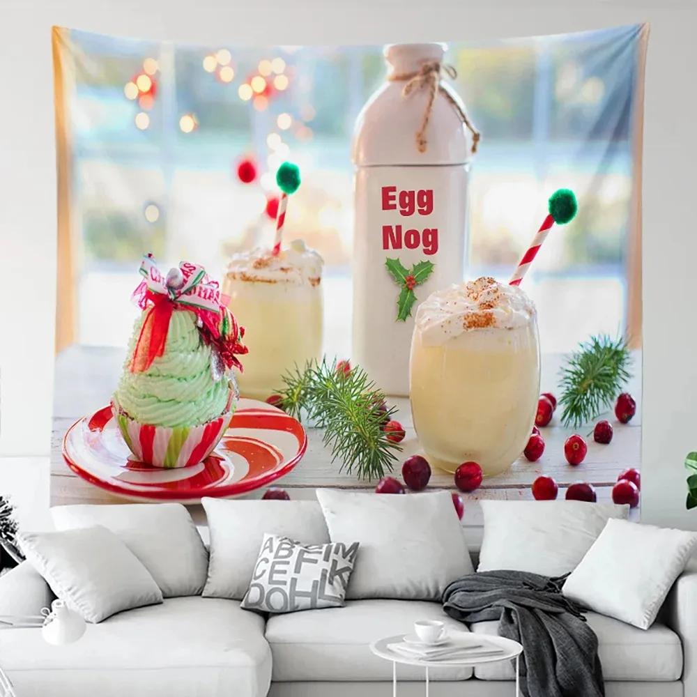 Temă de Crăciun Brad de Crăciun Tapiserie Gheață și Zăpadă Living Canapea Decor Acasă Cadou de Crăciun