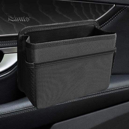 Adjustable Car Seat Back Organizer Trash Can Large Capacity Waterproof Easy-to-Clean Foldable Travel Vehicle Dust Bin
