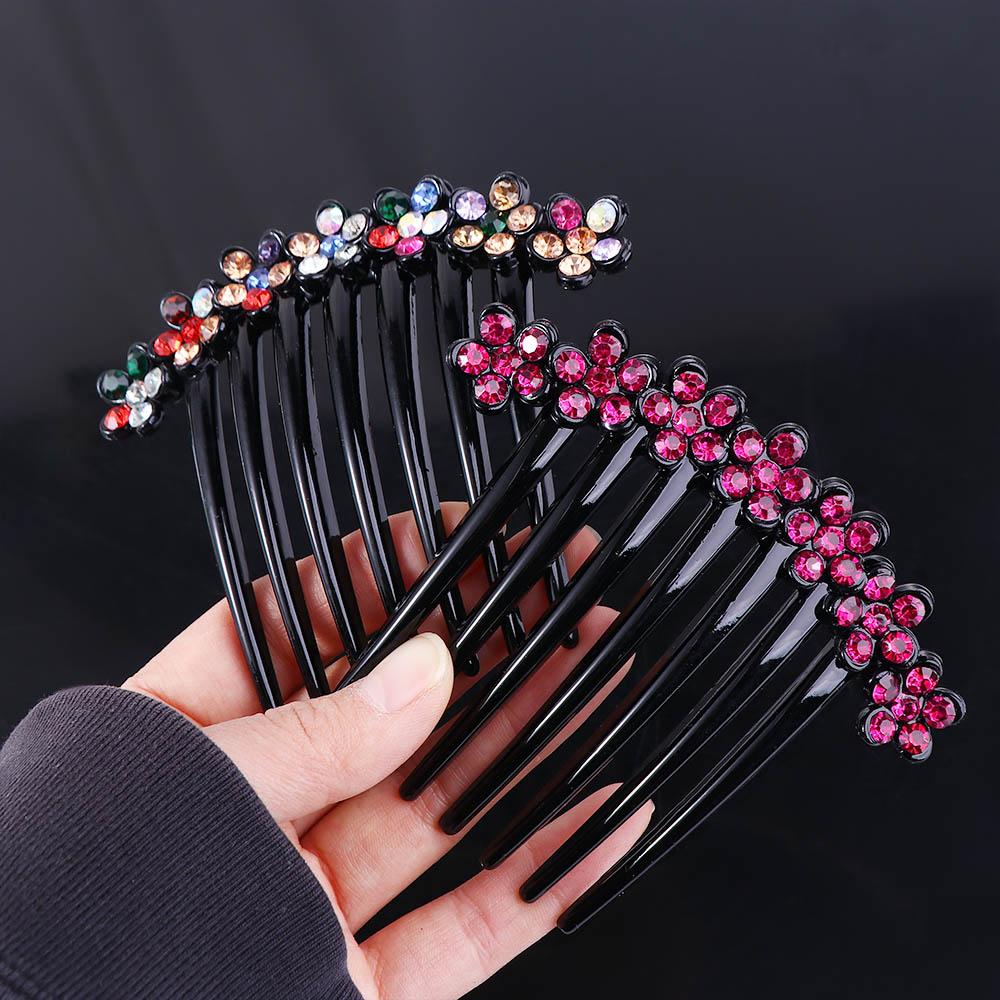 Bangs Clip For Girls Hairpins Korean Barrettes Crystal Hair Clips Mother Headwear Women Hair Comb