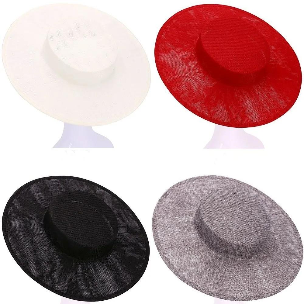 Hair Accessories DIY Hat Fascinator Base Headwear Plain Color Hat Base Multiple Colors Banquets Hats Cocktail