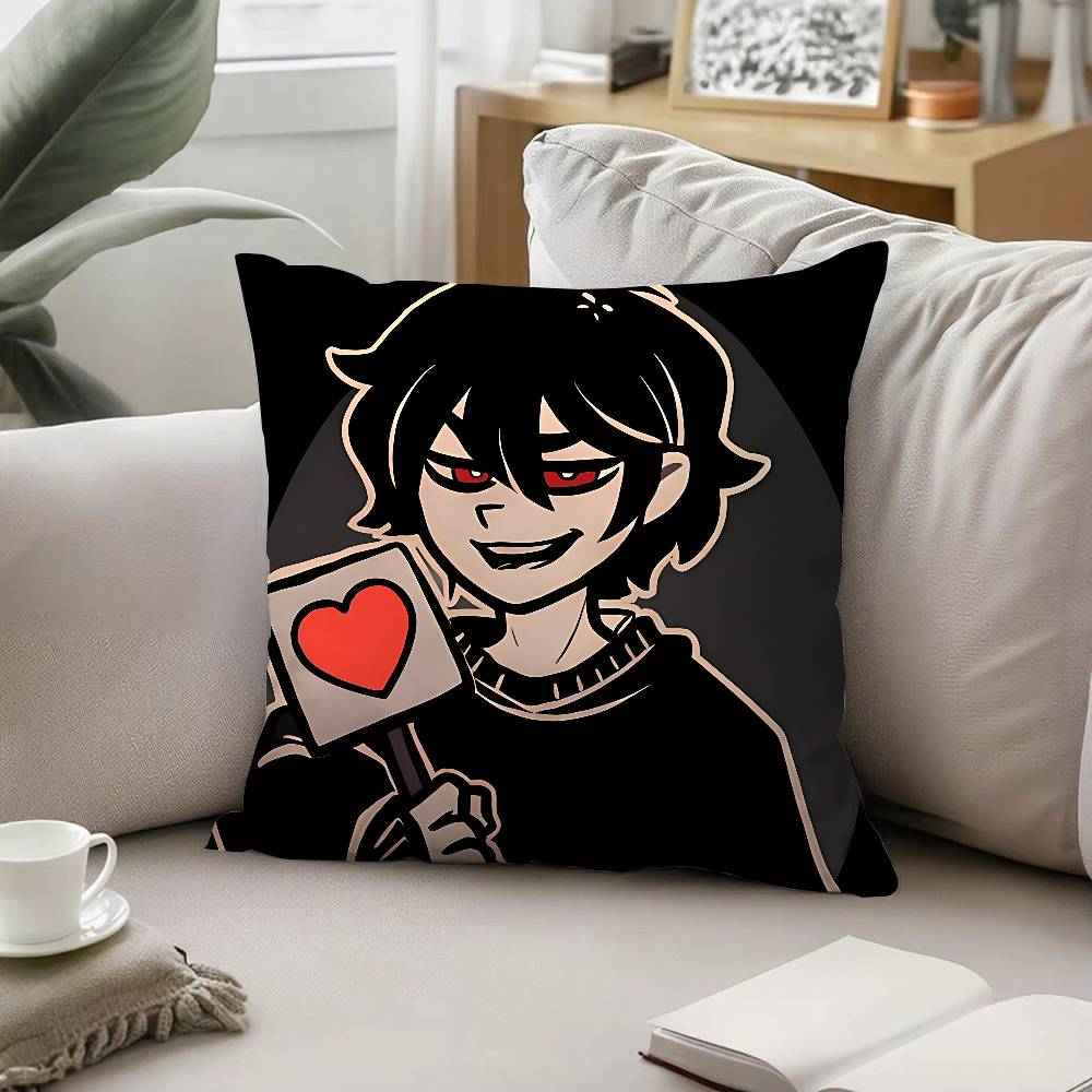 HThe Coffin Of Andy And Leyley Pillow Case Pattern Printed Pillowcase For Living Room Sofa Cushion Cover Bedroom Decor