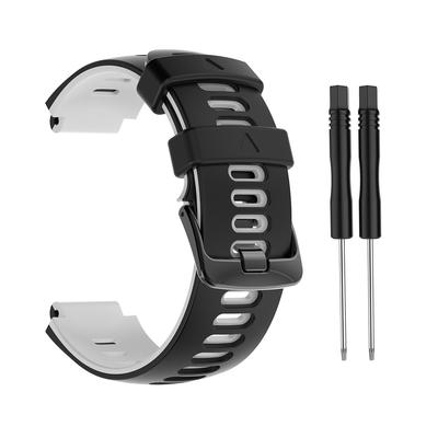 Silicone Band Adjustable Smartwatch Bracelet Compatible for Garmin-Forerunner 735xt/235lite/630/230 Soft Strap Wristband