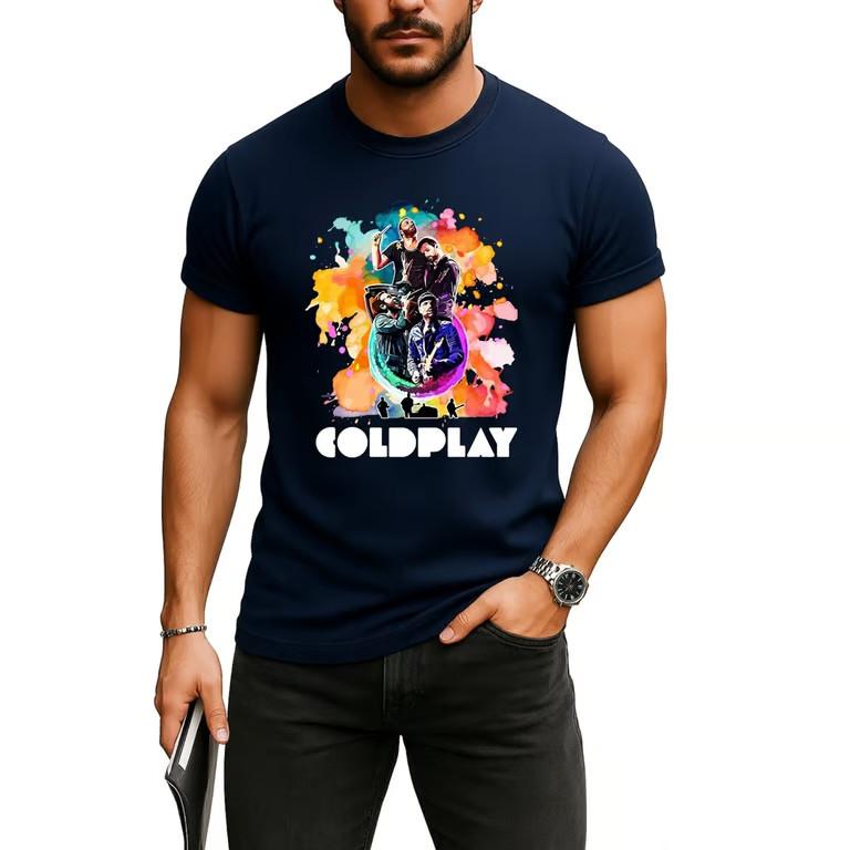 Coldplay T-Shirt Coldplay Bootleg T-ShirtColdpl wbr/ ay Band Shirt Unisex Concert Unisex T-Shirt XXXXL