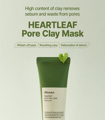 Heartleaf Pore Clay Mask 100g/3.52oz. AUTHENTIC STORE