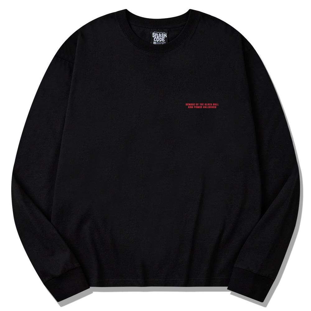 SPLASHCODE Long Sleeve Black - Blackbull (Beware Of The Blackbull)
