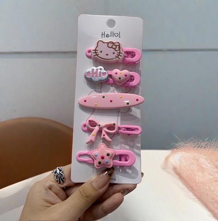 Children'S Hairpin Bag Cloth, Duck Bill Clip Cloth, Bow Root, Princess Hairpin, Cute Little Flower Girl Hair Accessories