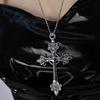 MisaMisa Cosplay Death Cosplay Kostüm Misa Amane Perücke Damen Lederkleid Spitze Ärmel Socken Halskette Choker Set Outfits