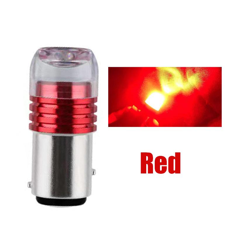 Car Tail Brake Light Strobe Flashing Led Lamp Motorcycle Warning Light Bulb Red Stronger Light 12V Led Rear Taillight