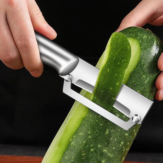 Fruits Vegetable Peeler Stainless Steel Blade Sugar Cane Peeler Rust-Resistant Dishwasher Safe Kitchen Tool for Peeling