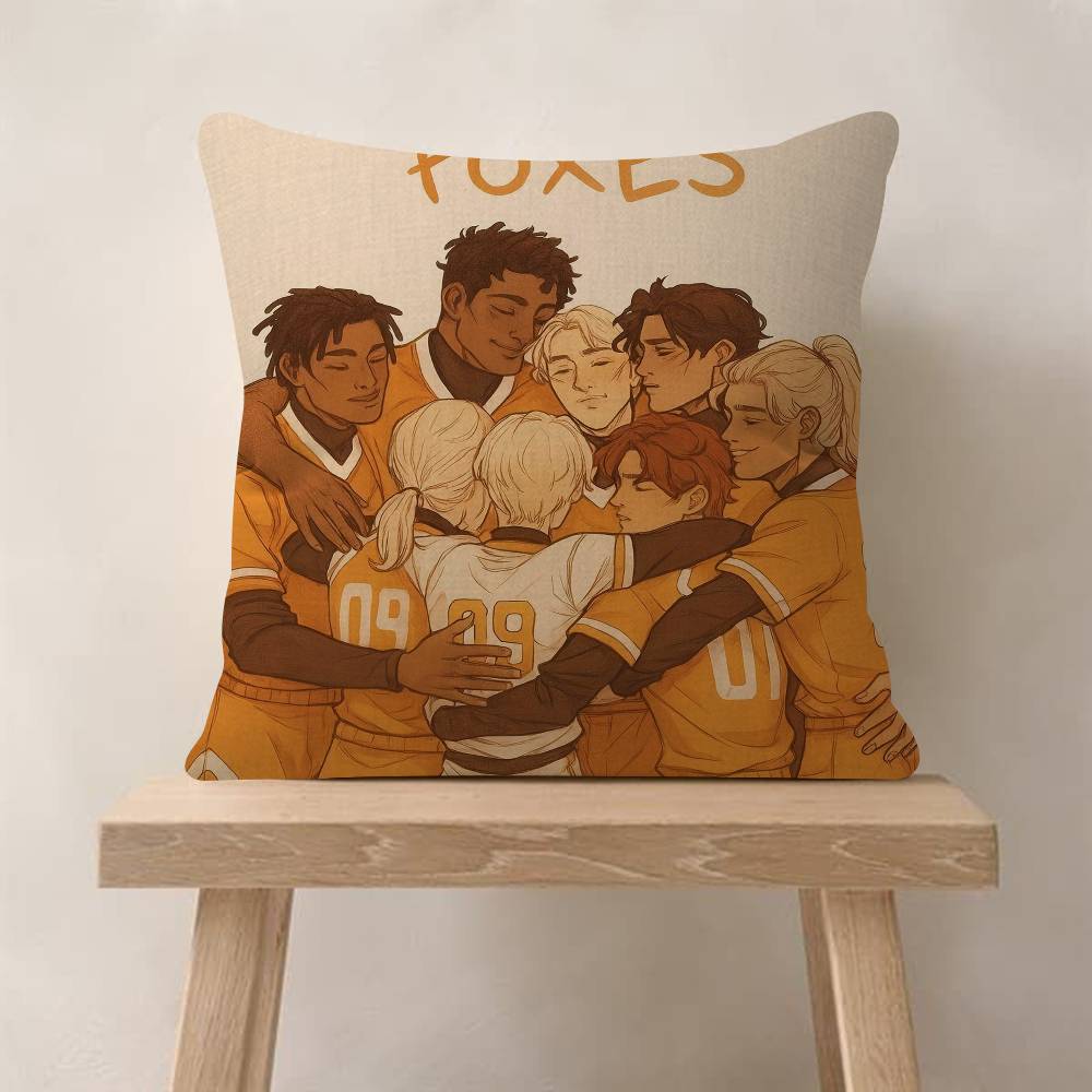 

The Foxes All For The Game Cushion Cover Pillowcase Upholstery Sofa Throw Pillow Home Decor Pillowcas 30x30 cm