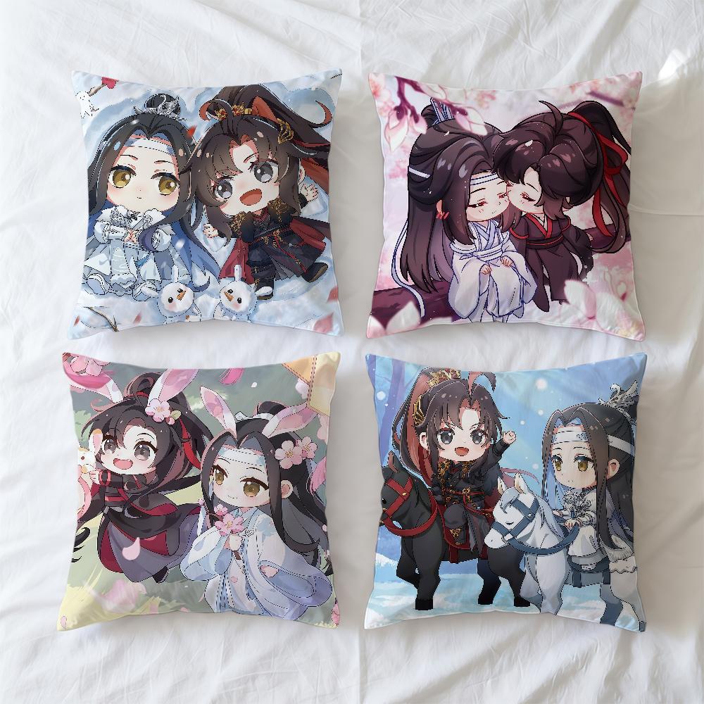 Cushion Cover Zu Soft Case For Sofa Dao Cute Living Room Mo Anime Home Comfortable Office Decor Protective Shi Pillow Covers
