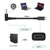 Cablecc Type C Input To DC 20V Output Power 100W 135W 140W 65W PD Charging Cable for Laptop USB-C 5.5 2.5mm