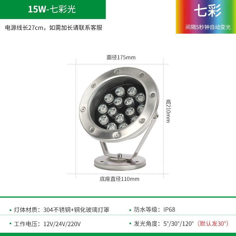 

Handun 15W RGB Підводний Ландшафтний Світильник