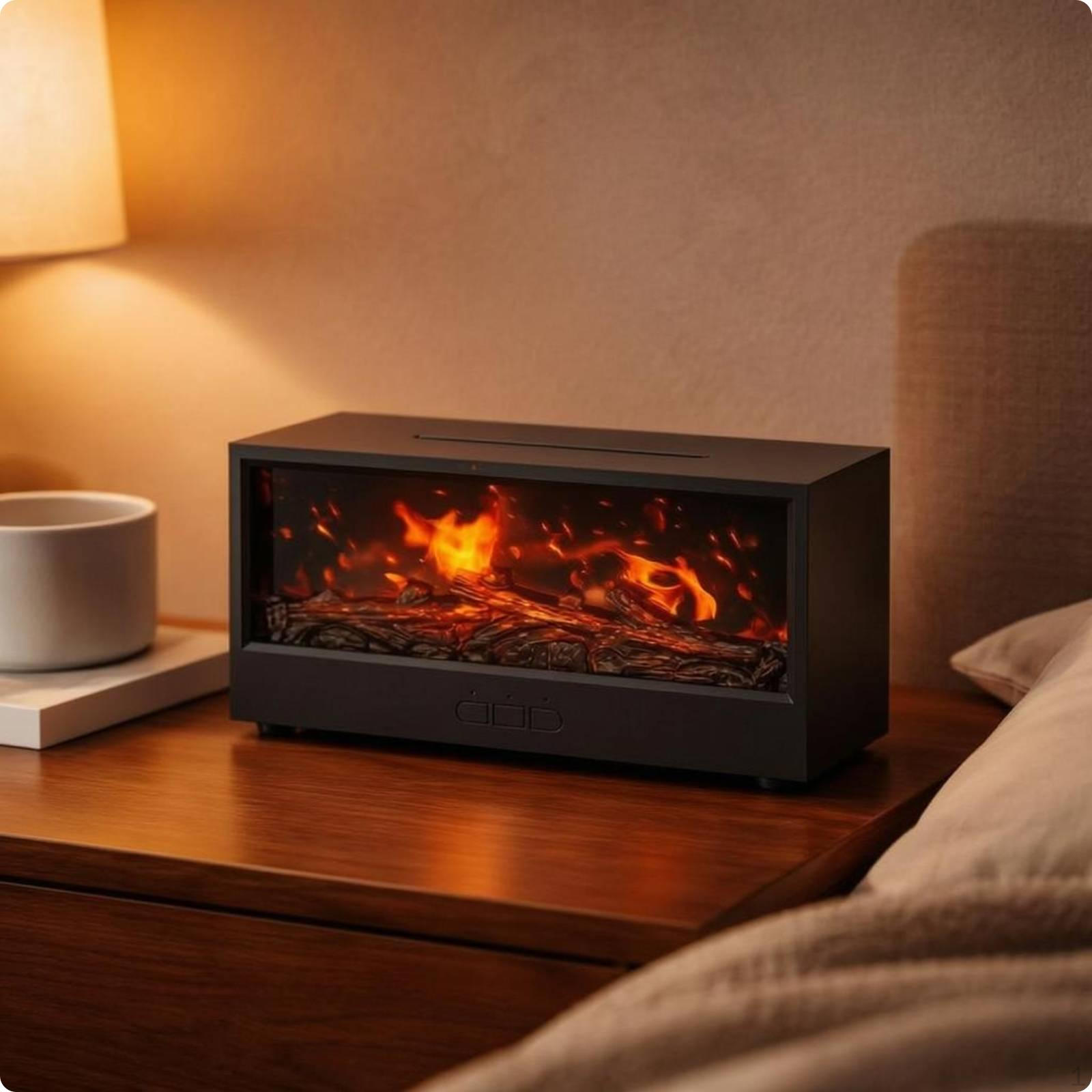Fireplace diffusers Control Flame Aroma Essential Oil Compatible Fire Machine