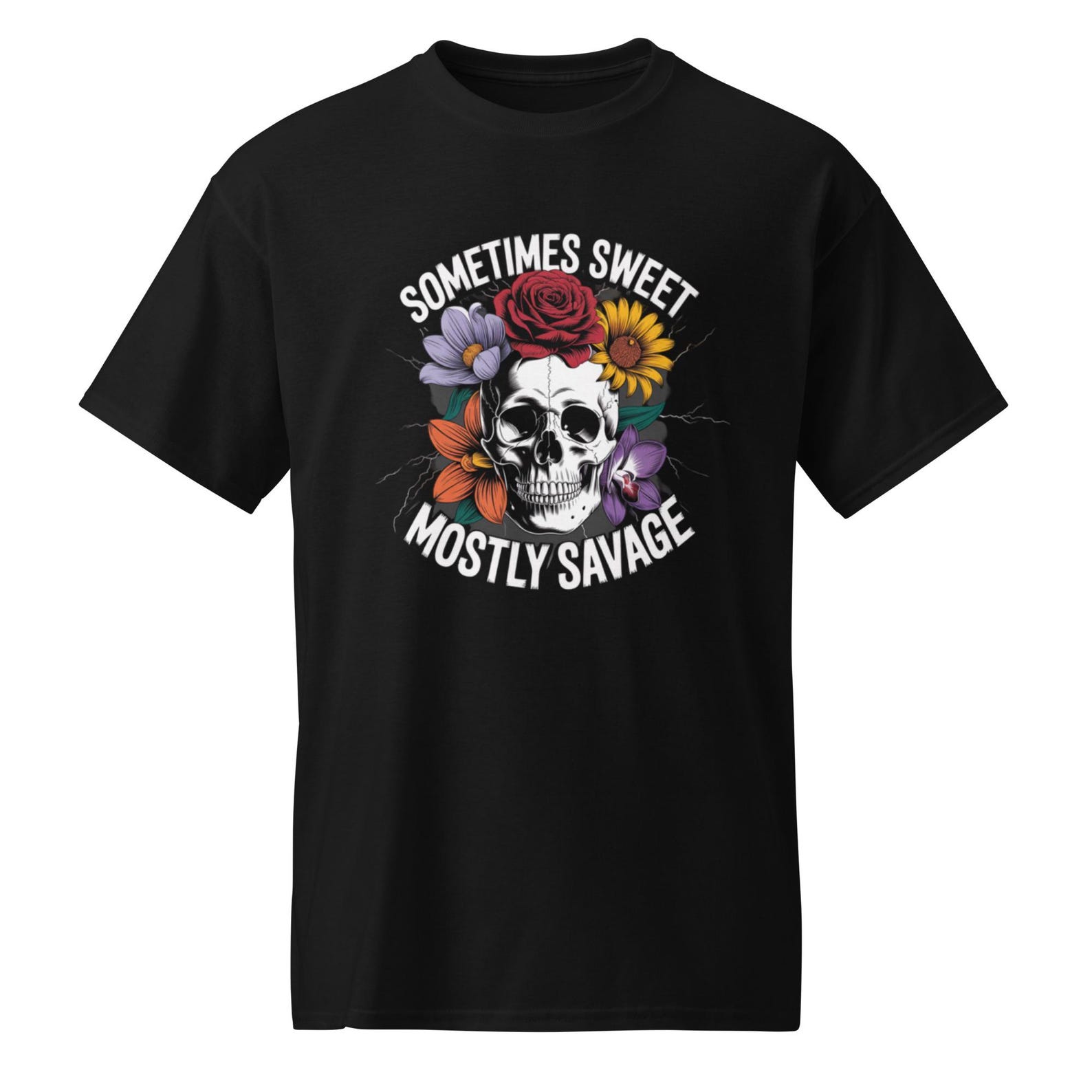DryBlend® Sometimes Sweet Mostly Savage Short Sleeve T shirt M