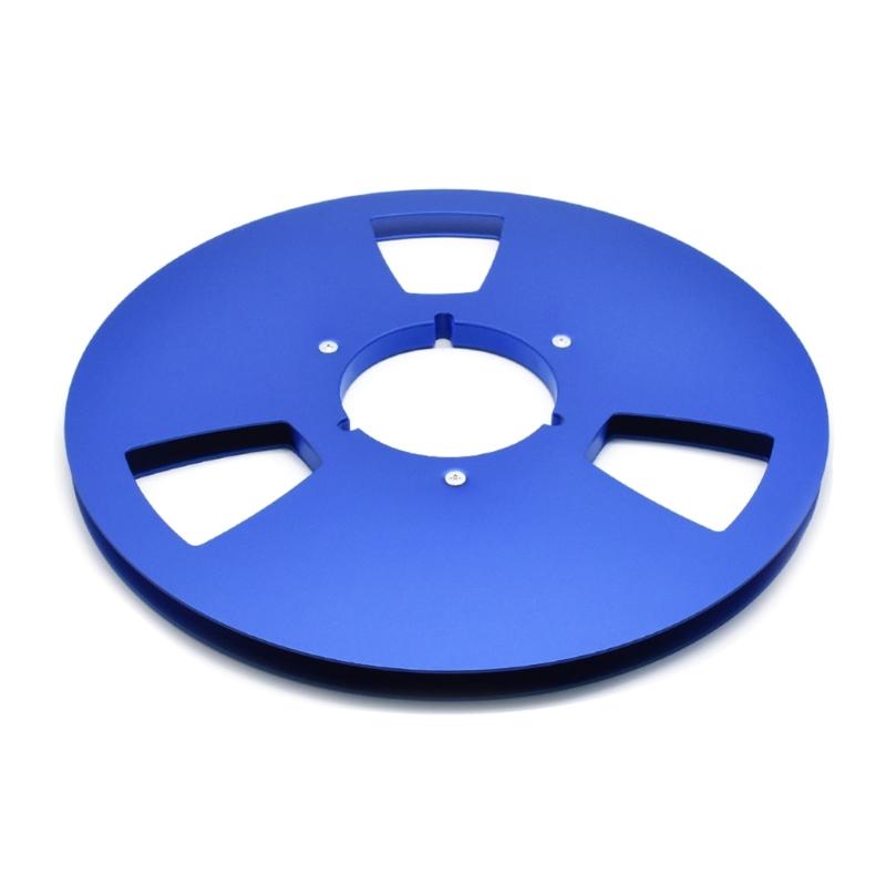 

New Unused Light Metal Spool For Reel To Reel Recorders Aluminum 10.5Inch Open Tape Hub Accessory