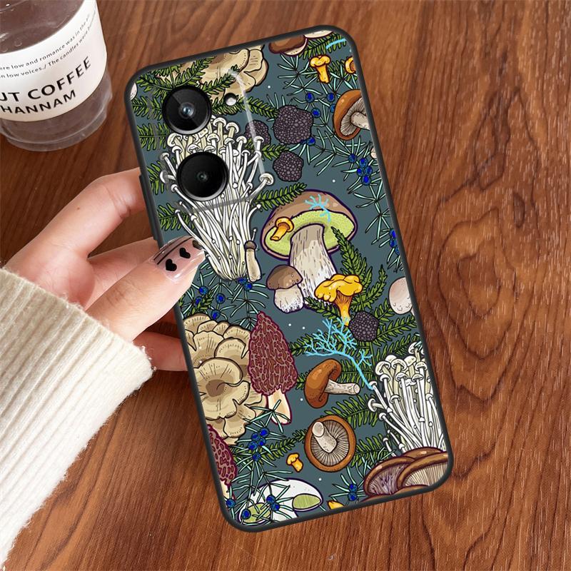 Mushroom Forest For Realme GT7 Pro GT6 15 10 11 12 13 14 Pro Plus C75 C65 C55 C63 C61 C53 C67 C35 C71 Case