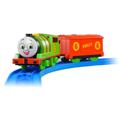 TAKARA TOMY Plarail Thomas GOGO Thomas Sing and Percy Train Toy for Ages 3 and Up Talk!