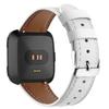 Fitbit Versa 2/Versa/Lite Leather Strap - Round Tail Cowhide Printed Wristband