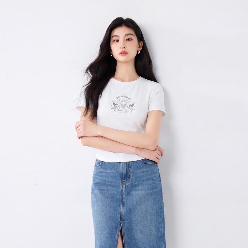FivePlus Women's Slimming Pleated Short Sleeve T-shirt