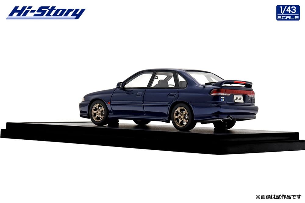 Interallied Hi Story 1/43 Subaru Legacy RS (1997) Royal Blue Mica Finished Model HS499BL