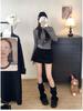 Women's Versatile Woolen Skirt Pants with Side Zipper - Stylish, Slimming, Two-Wear Design for Spring, Autumn, and Winter