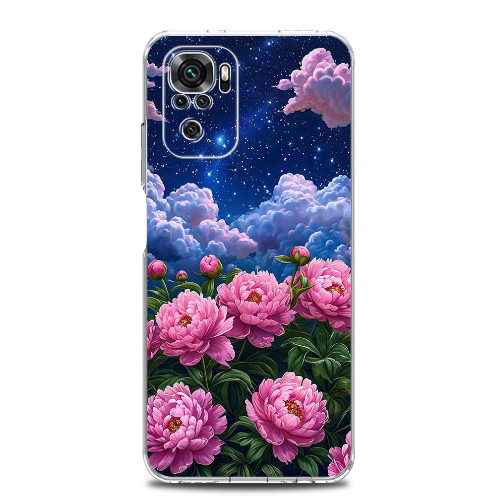 Oil Painting Of Flowers Soft Phone Case For Xiaomi Redmi Note 15 14 13 12 4G 10 11 Pro Plus 5G 14C 13C 12C 10C 9A Cover