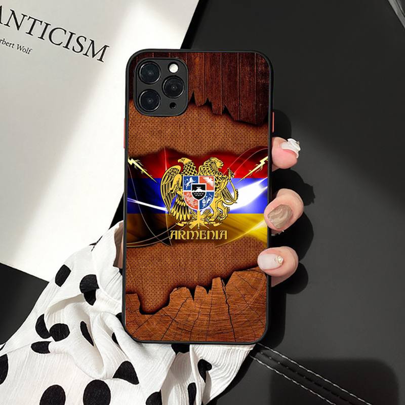 Armenia Armenians Flag Phone Case for iPhone 11 12 13 Mini Pro XS MAX 8 7 6 6S Plus X 5S SE 2020 XR Case