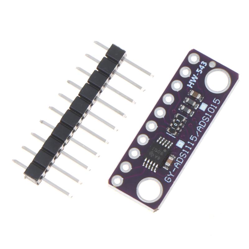 ADS1115 16Bit ADC Module 4 Channel Adjustable Gain High Precision Board for Industrial Measurement Raspberry Pi Electronic Hobbyist Use