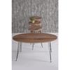 Center Table And Nesting Table Walnut Set Wire Leg Ellipse