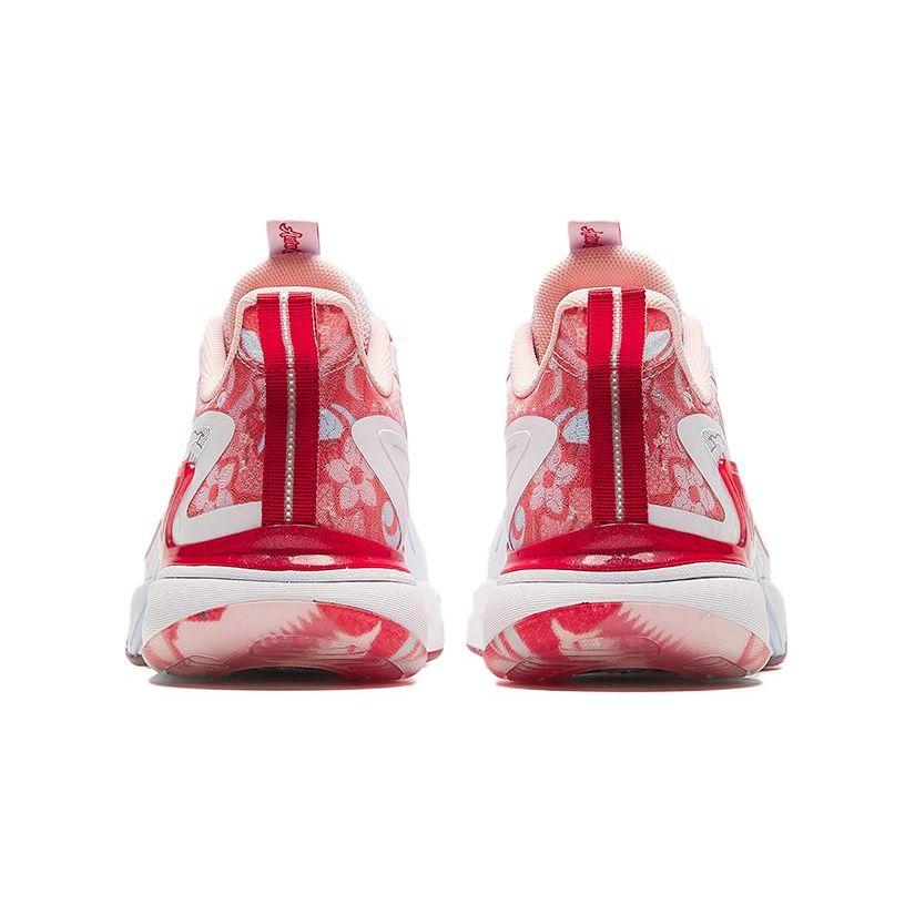 Anta Kids Non-Slip Shock Absorbing Low-Top Running Shoes Kids Sneakers Red White 322415518R-1
