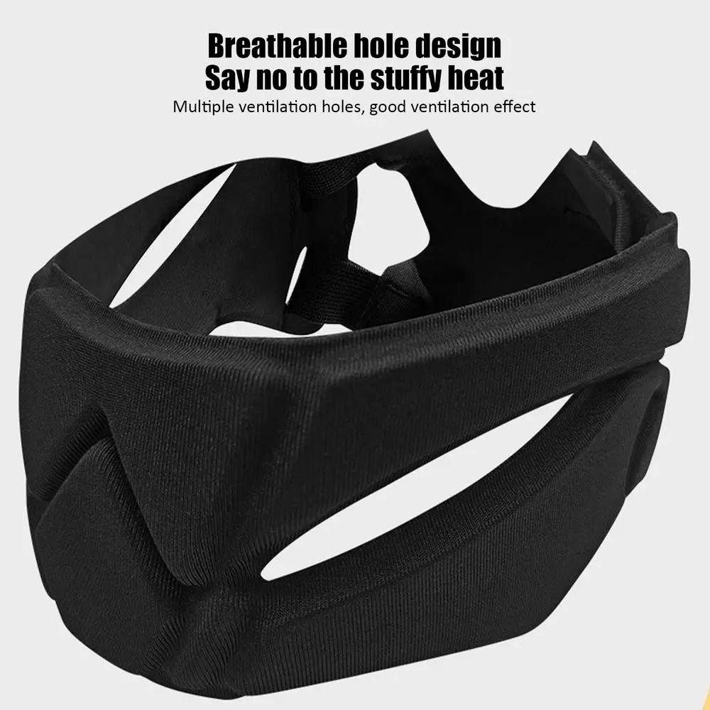 Adjustable Goalkeeper Helmet Breathable Ski Head Protector Football Protect Helmet  Football