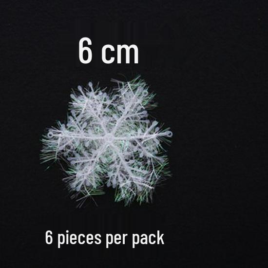 Snowflake String Ornaments for Christmas Tree Decorations and Gifts