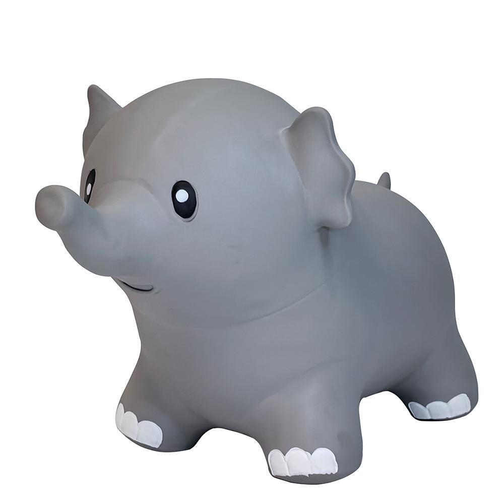 

Jumping Little Elephant Inflatable Bouncy Horse Toy for Kids сірий колір