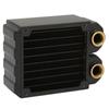 Water Cooling Radiator Double Layers 8 Pipes G1 4 Thread Brass Water Cooler with Screws for Engraving Machine Printer