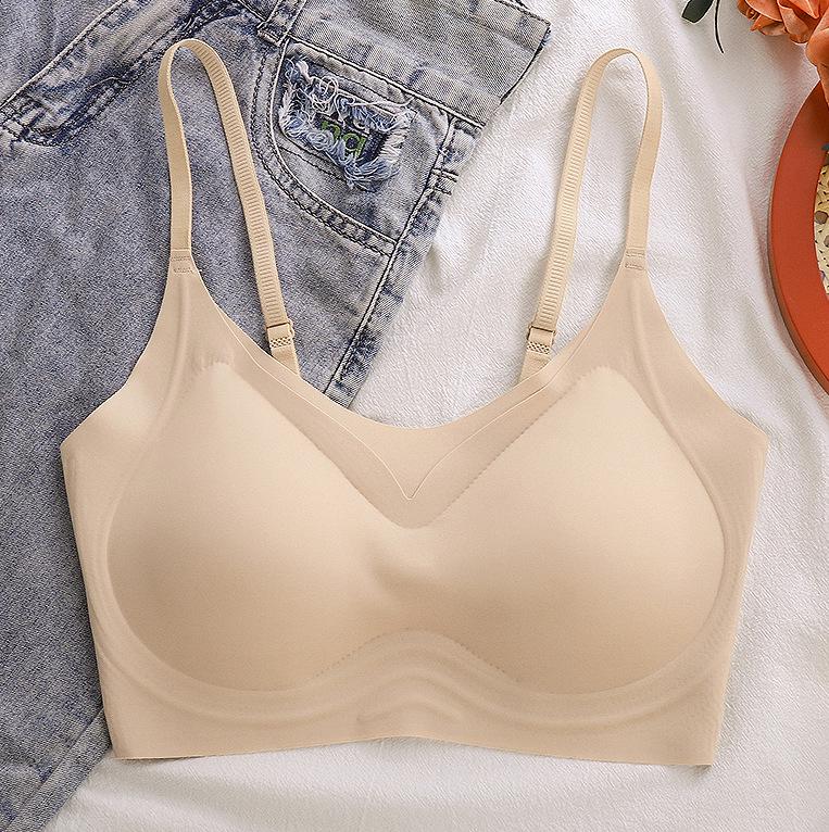 Invisible Seamless Gathered Foundation with Refreshing Ice Silk Fabric for a Beautiful Back F+ Size